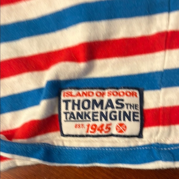 Vintage Thomas & Friends • Graphic Striped Polo Shirt Island of Sodor 3-4 Years - Picture 4 of 8